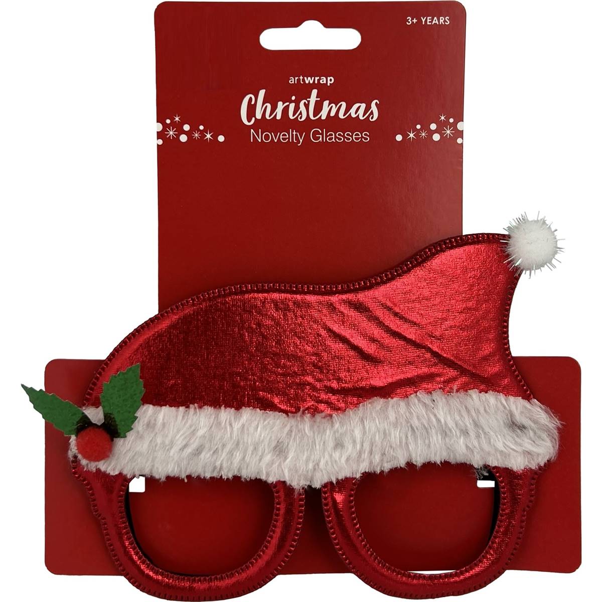 Christmas Novelty Glasses Santa Each Woolworths