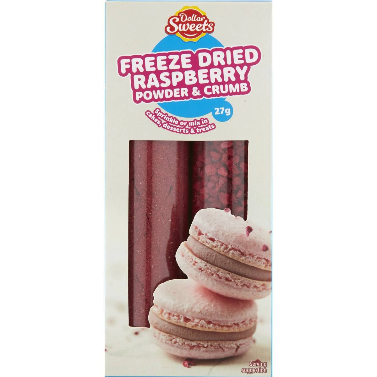 Dollar Sweets Freeze Dried Raspberry 27g Woolworths