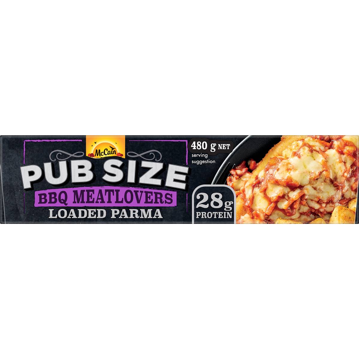 Mccain Pub Size Bbq Meatlovers Loaded Parma 480g Woolworths