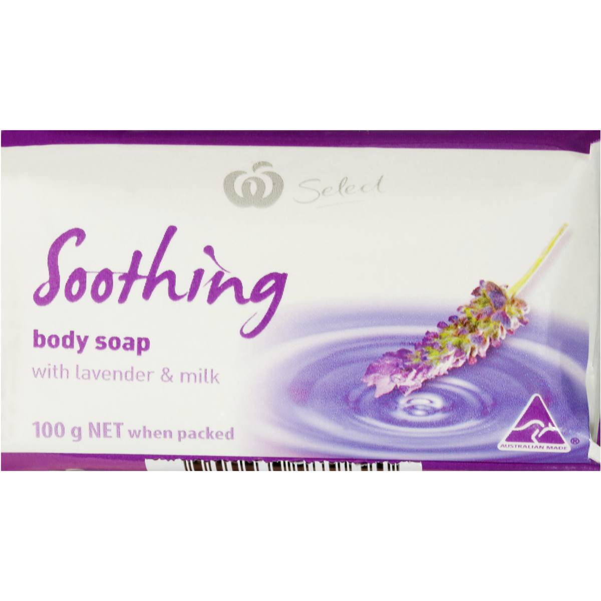 Select Soap Bar Lavender & Milk 4x100g Woolworths
