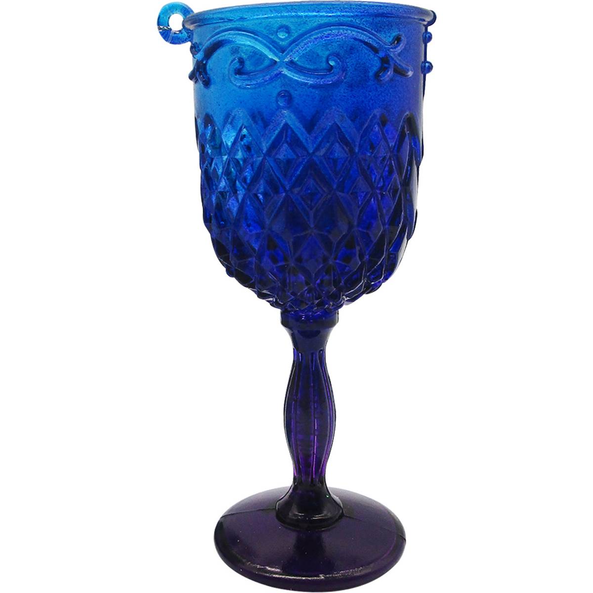 Christmas Desire Wine Goblet Blue