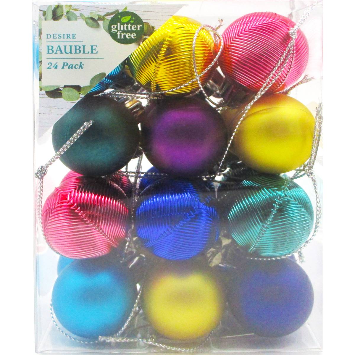 Christmas Decoration 30mm Baubles Multicoloured