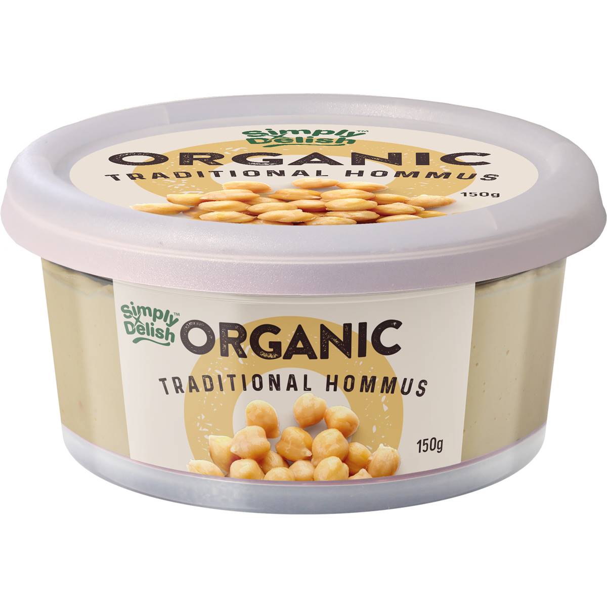 Simply Delish Organic Hommus Dip 150g Woolworths