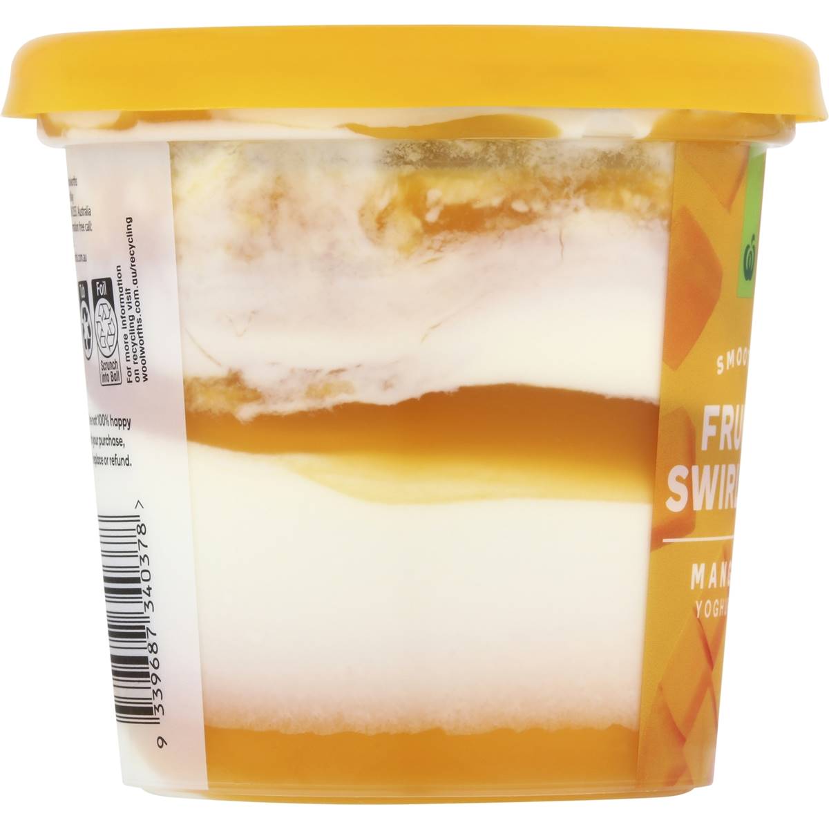 Woolworths Fruit Swirled Mango Yoghurt 720g | Woolworths