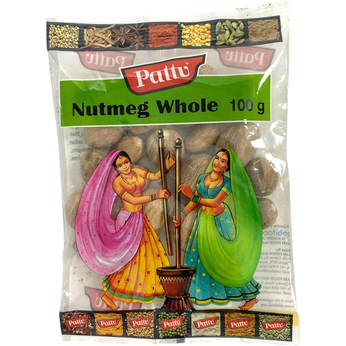 Pattu Nutmeg Whole 100g Woolworths