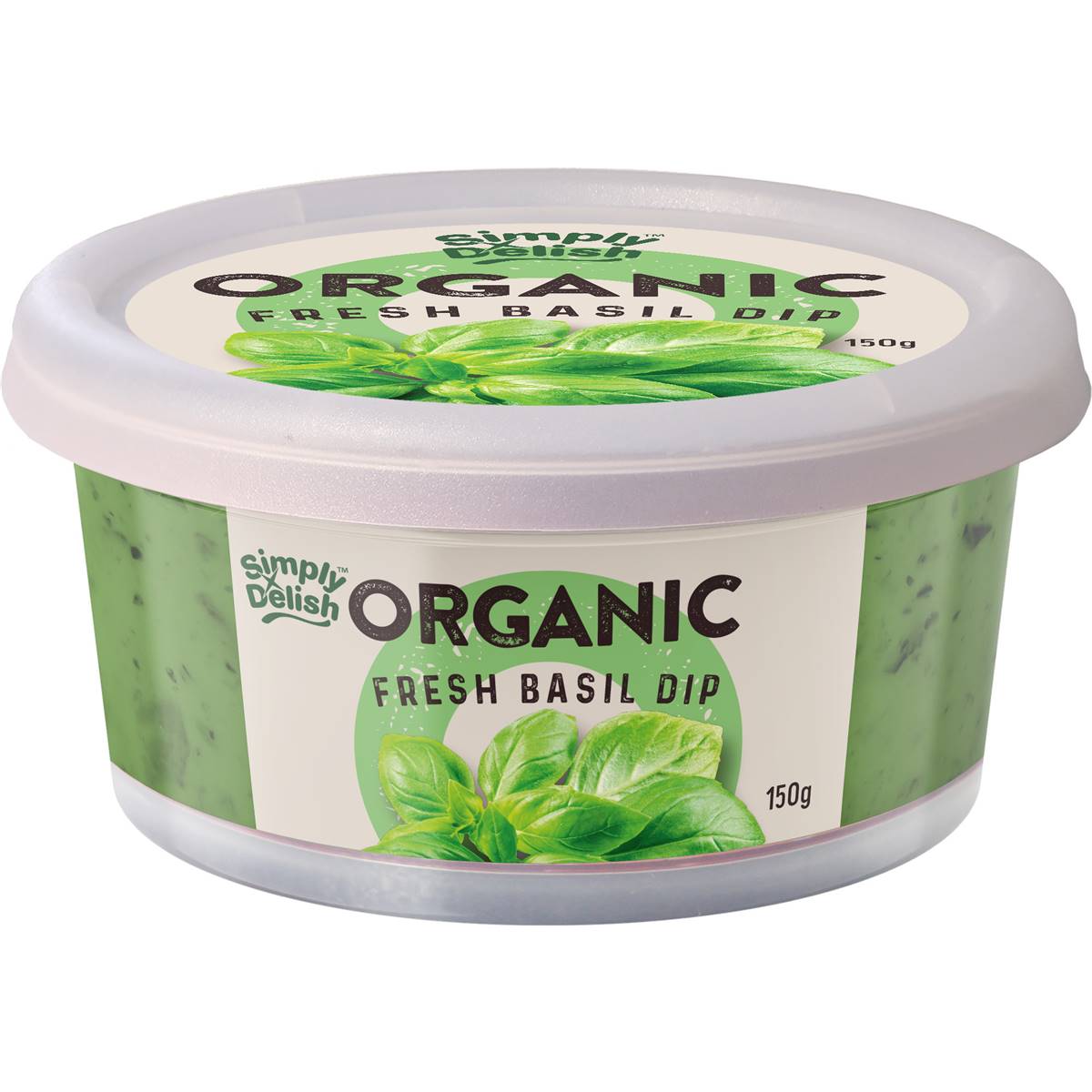 Simply Delish Organic Basil Pesto 150g Woolworths
