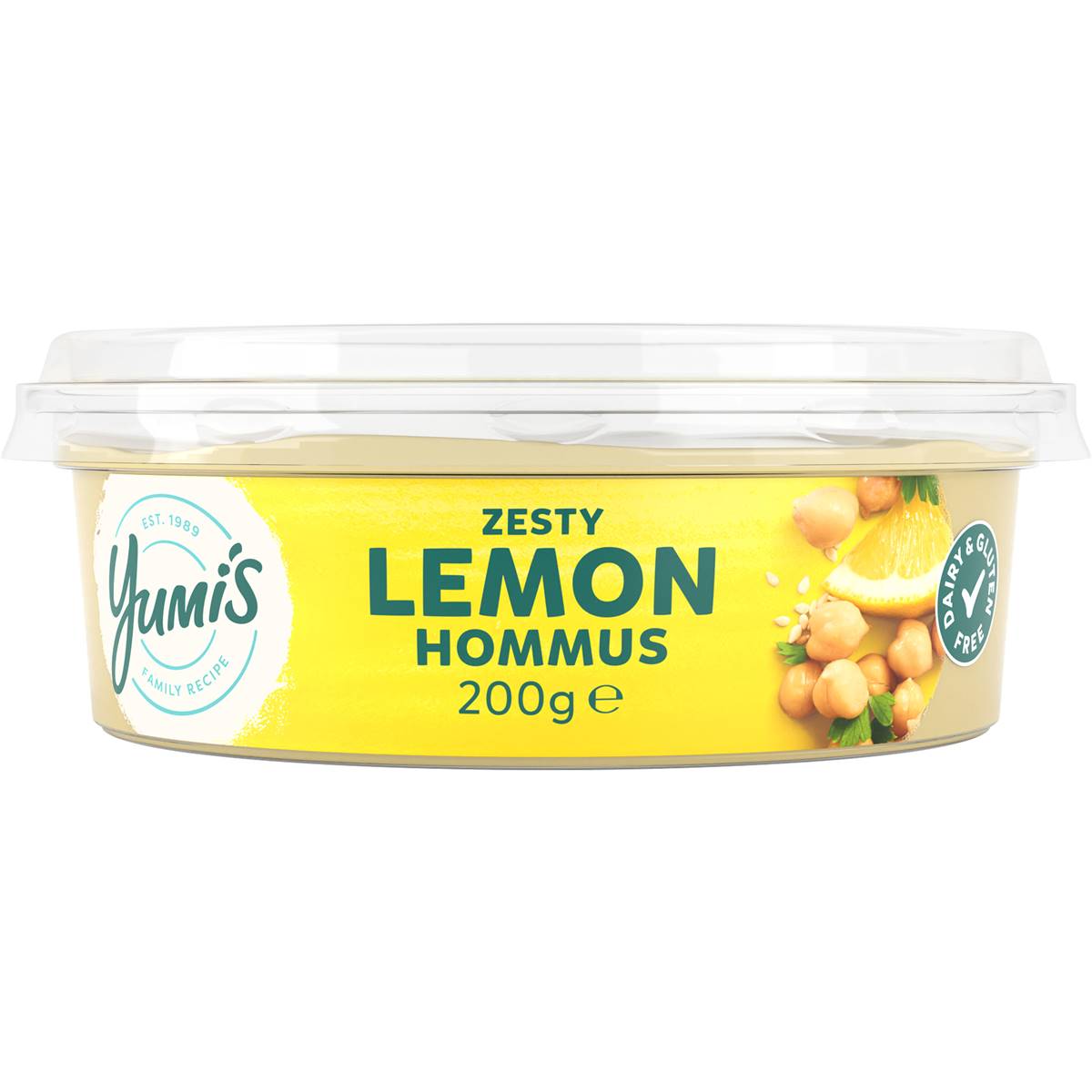 Yumi's Hommus Zesty Lemon 200g Woolworths