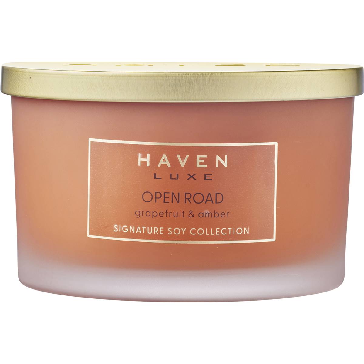 Haven Luxe Open Road Grapefruit Signature Soy Blend Candle