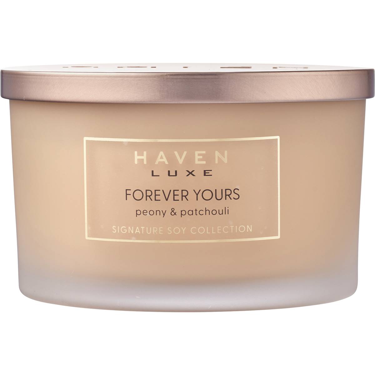 Haven Luxe Forever Yours Peony Signature Soy Blend Candle
