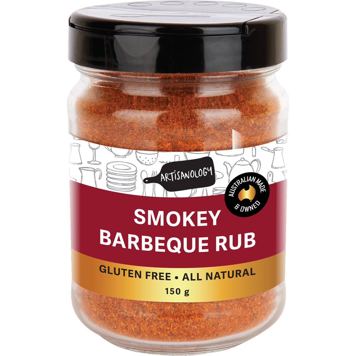 Artisanology Smokey Barbeque Rub 150g Woolworths