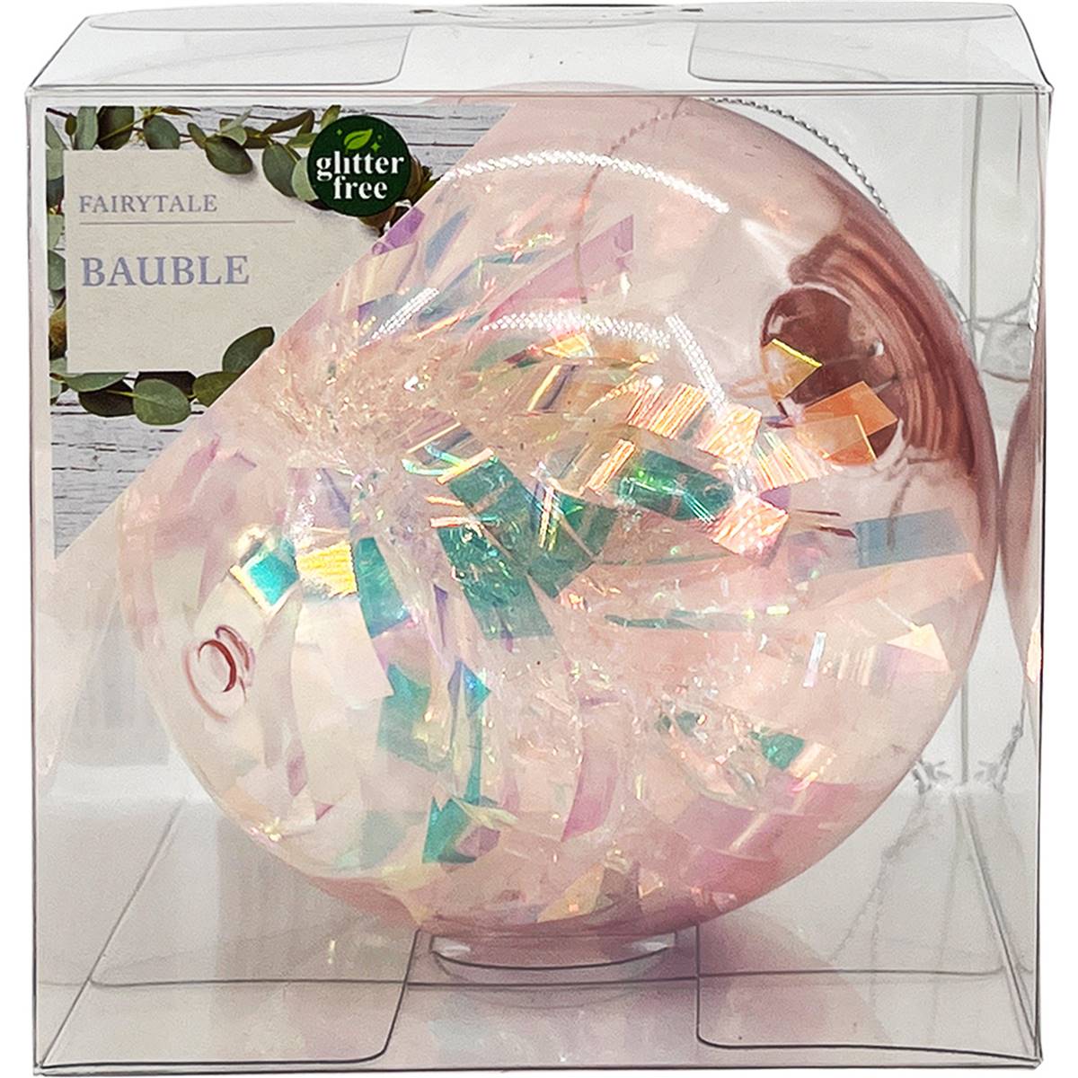 Christmas Decoration Fairytale 100mm Tinsel Bauble
