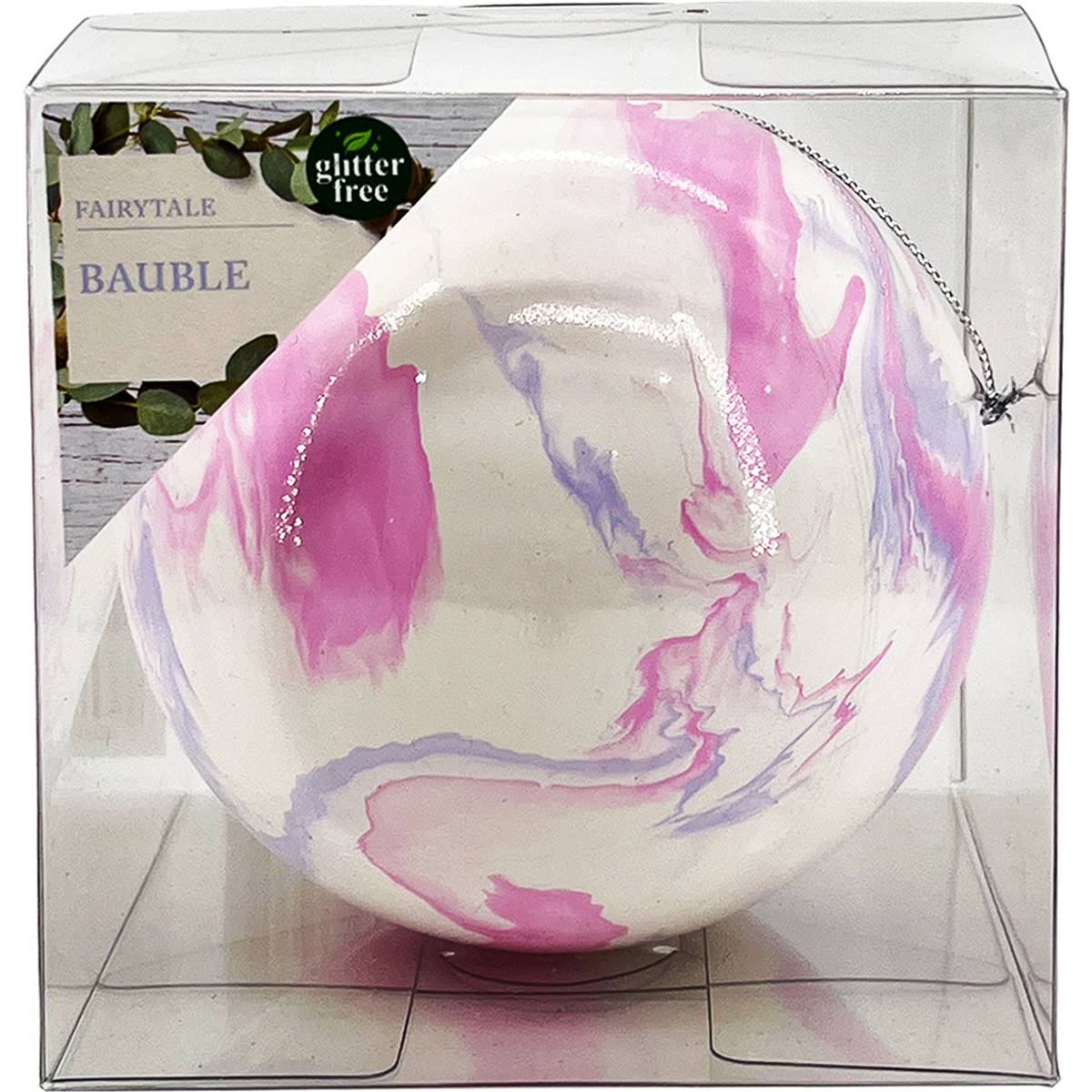 Christmas Decoration Fairytale 100mm Tie Dye Bauble