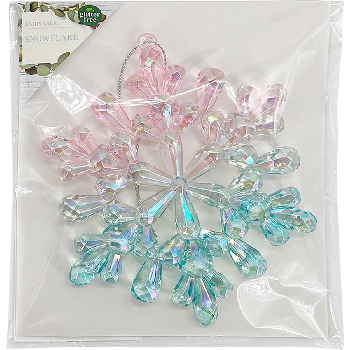 Christmas Decoration Fairytale Iridescent  Snowflake