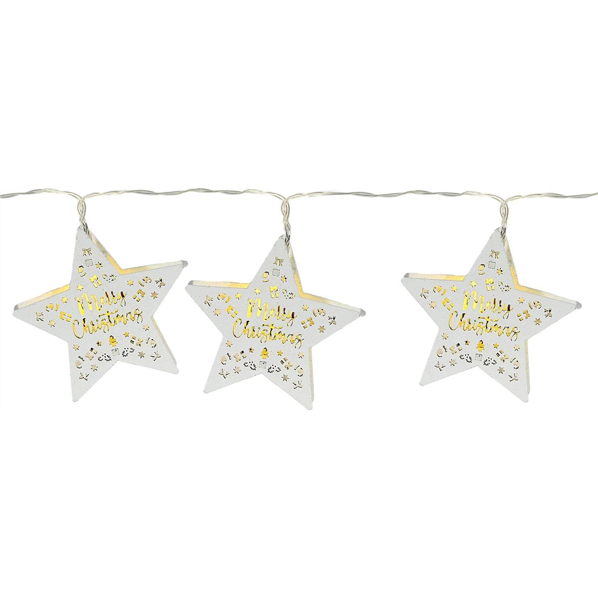 Mirabella Christmas Star String Lights Each Woolworths