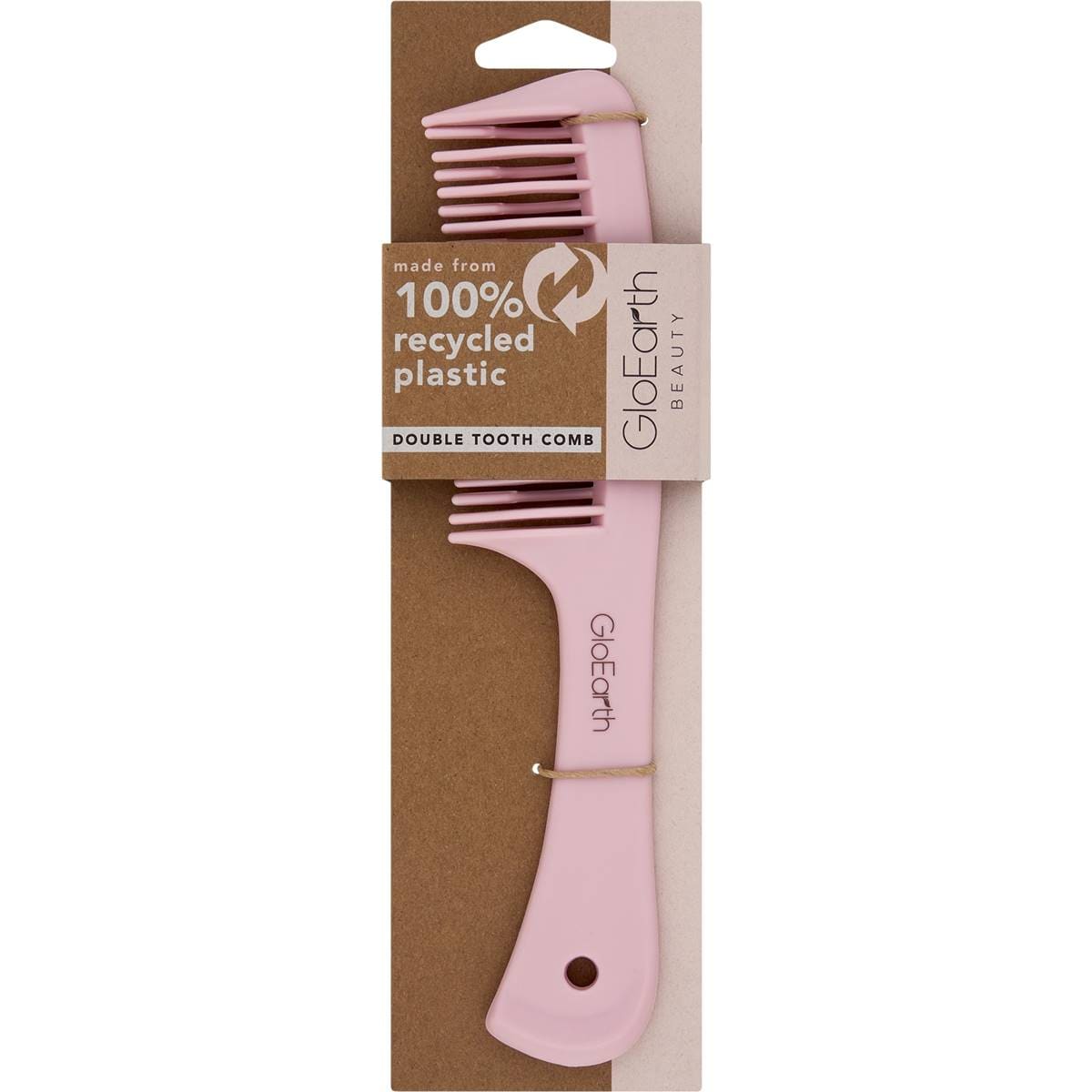 Gloearth Recycled Pet Double Tooth Comb Each Woolworths