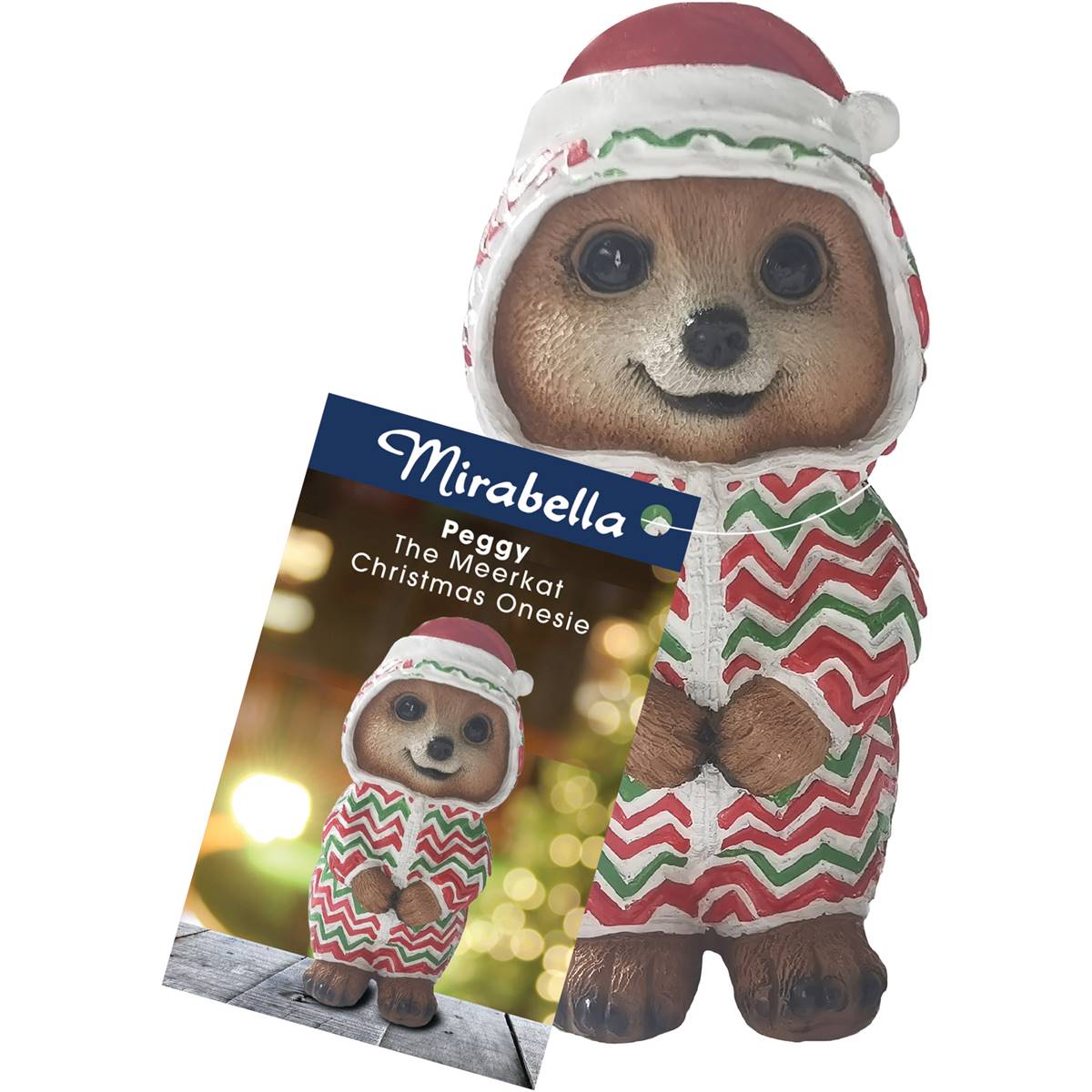 Mirabella Christmas The Meerkat Mini Peggy Christmas Onesie Each