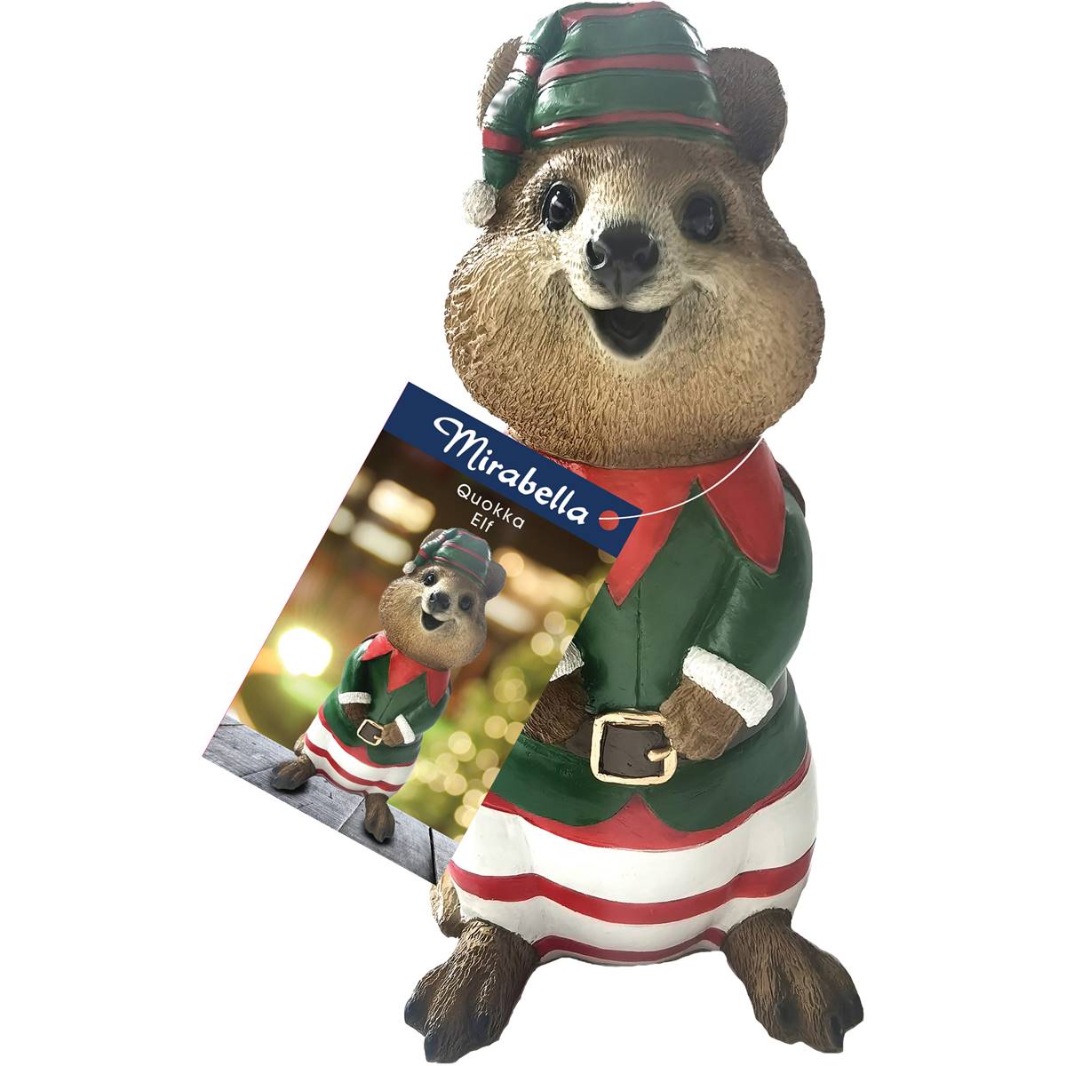 Mirabella Christmas Quokka Elf Each | Woolworths