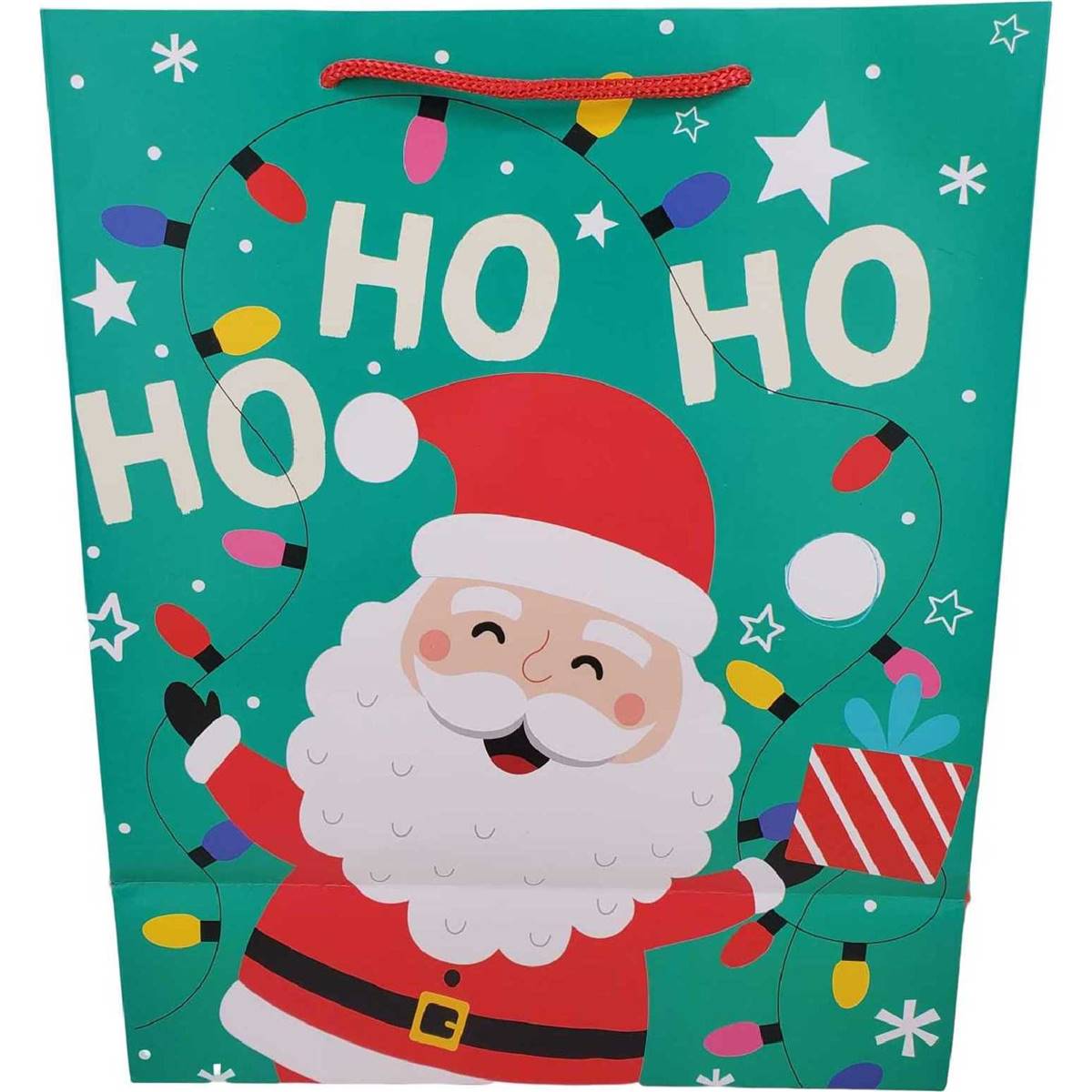 Christmas Gift Bag Large Santa Each Woolworths