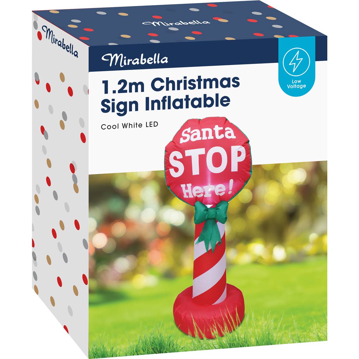 Mirabella Christmas Inflatable Sign 120cm