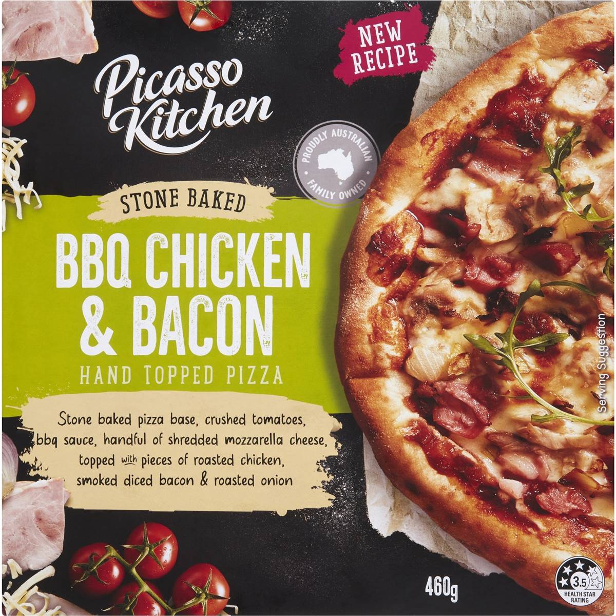 Picasso Kitchen Bbq Chicken & Bacon Pizza 460g | Woolworths