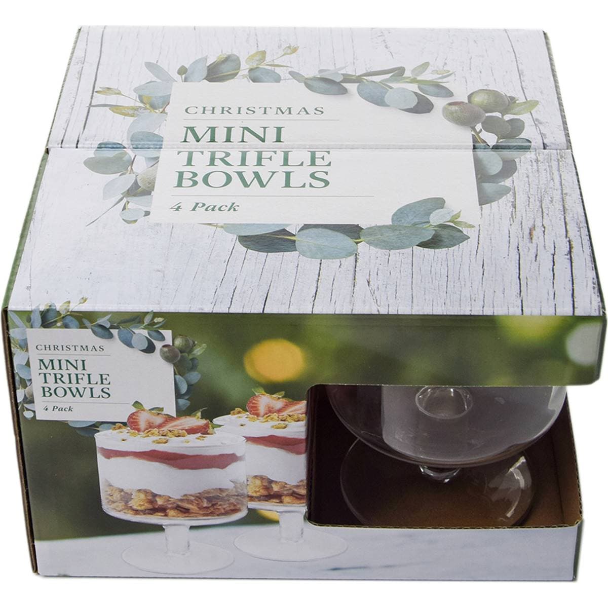 Christmas Mini Trifle Bowls 4 Pack Woolworths