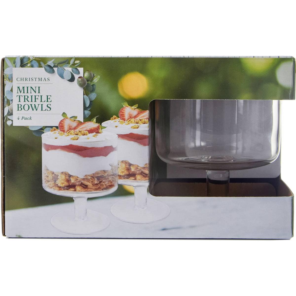Christmas Mini Trifle Bowls 4 Pack Woolworths