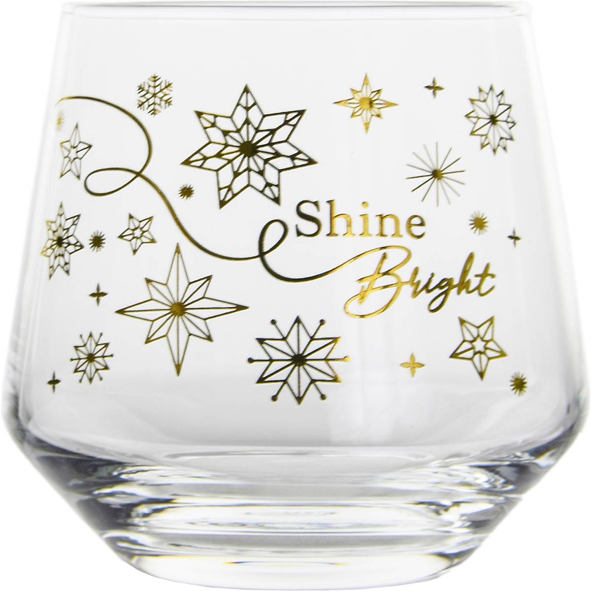 Christmas Stemless Wine Glasses 4 Pack Woolworths