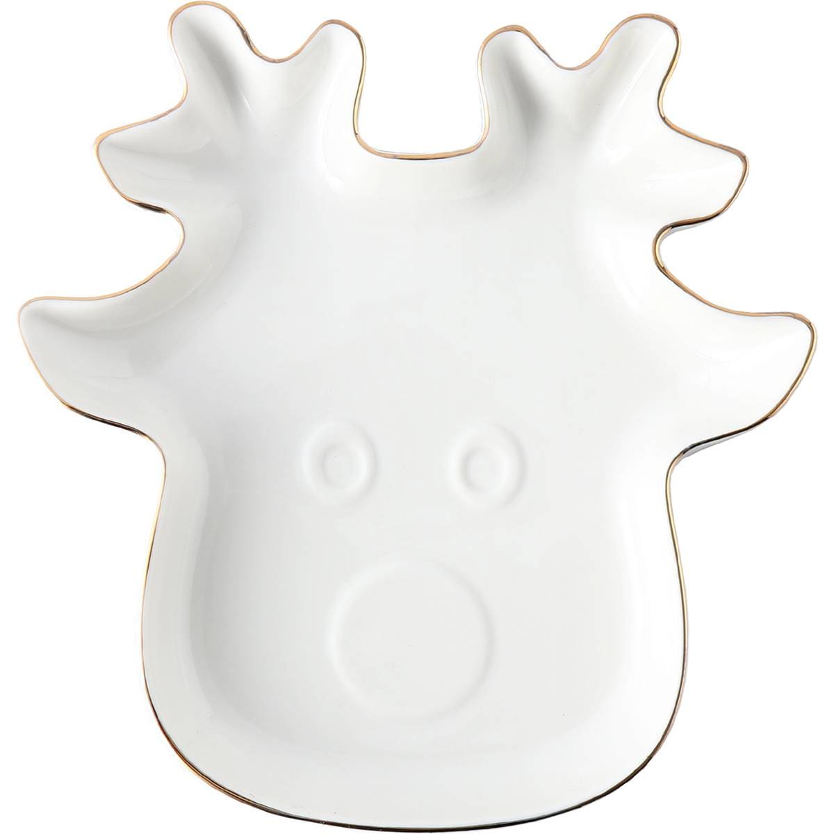 Christmas Serving Plate Reindeer Each Woolworths