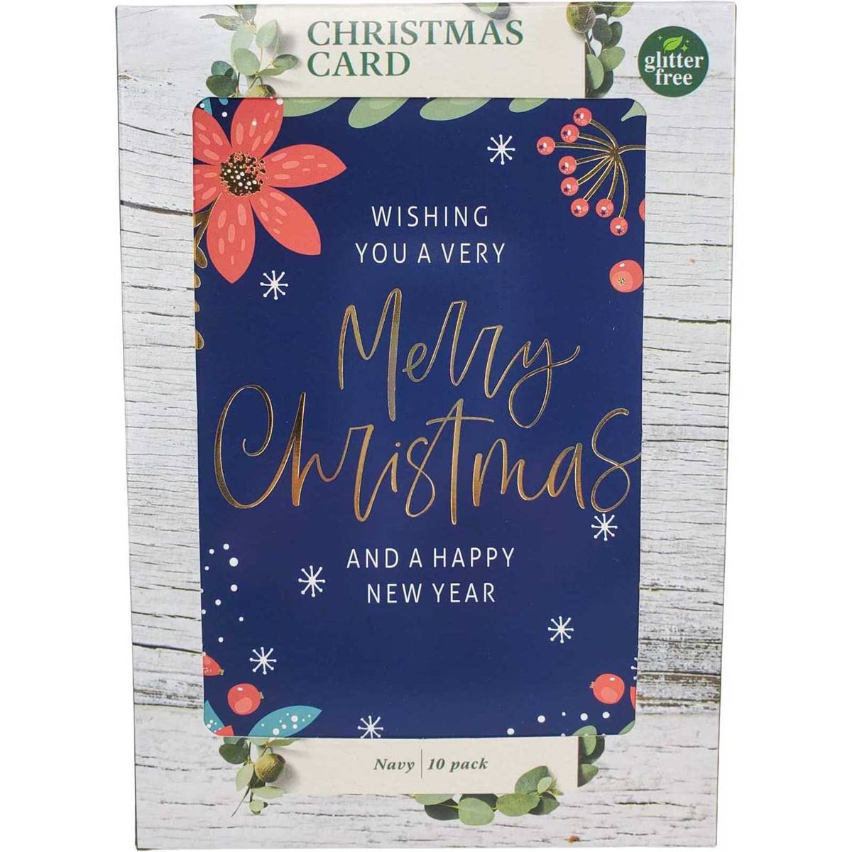 Christmas Cards Portrait Navy
