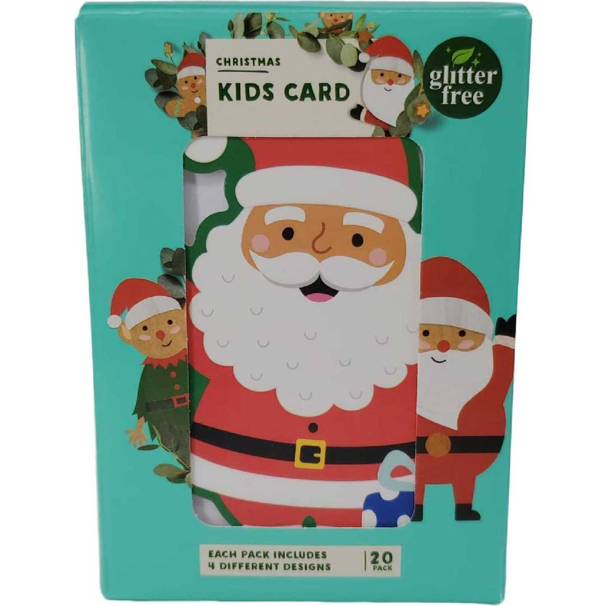 Christmas Cards Assorted Kids Shapes