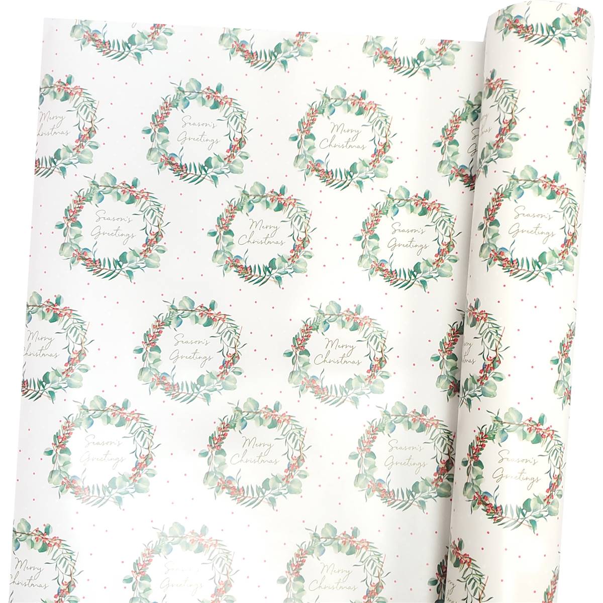 Christmas Wreath Wrapping Paper 12m Each Woolworths