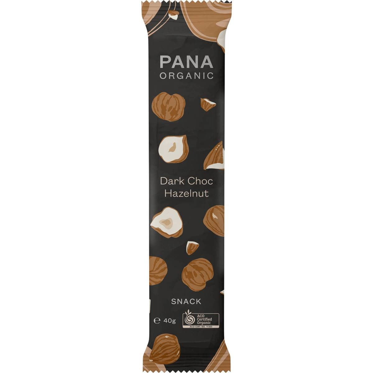 Pana Organic Dark Chocolate Hazelnut Snack Bar 40g Woolworths