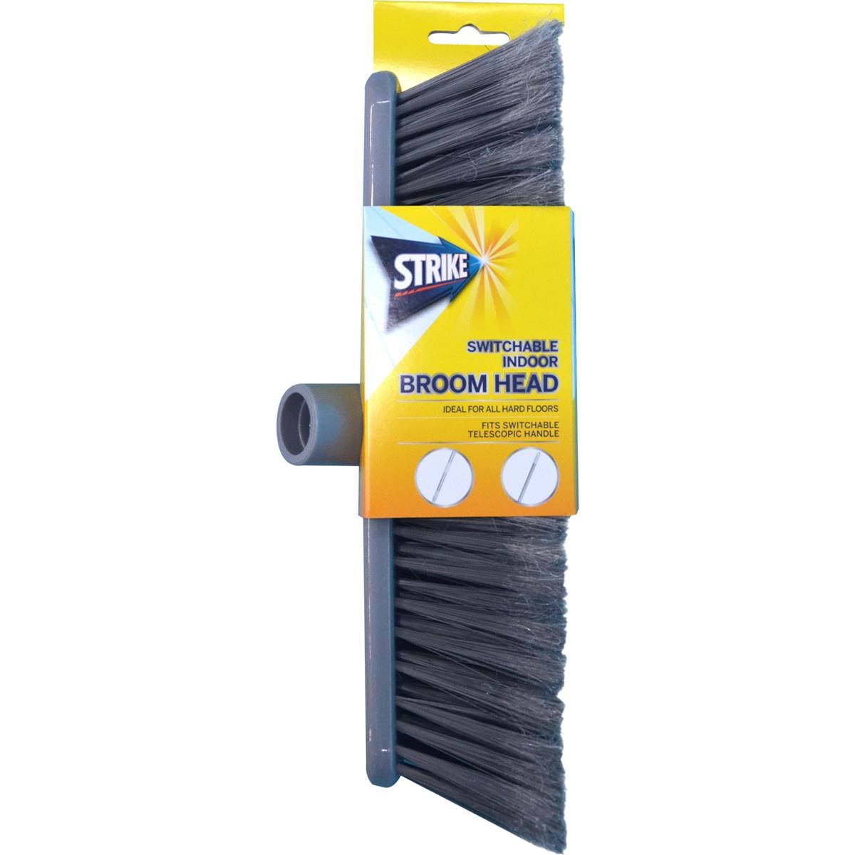 Strike Switchable Indoor Broom Head Each Woolworths