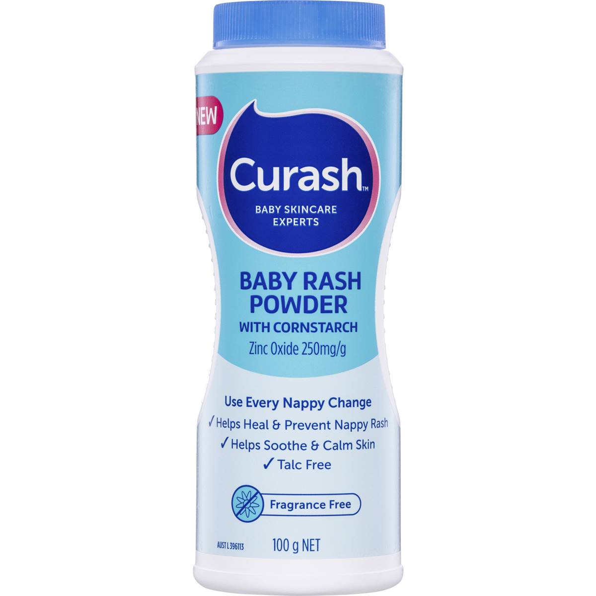 Curash Baby Rash Powder 100g Woolworths