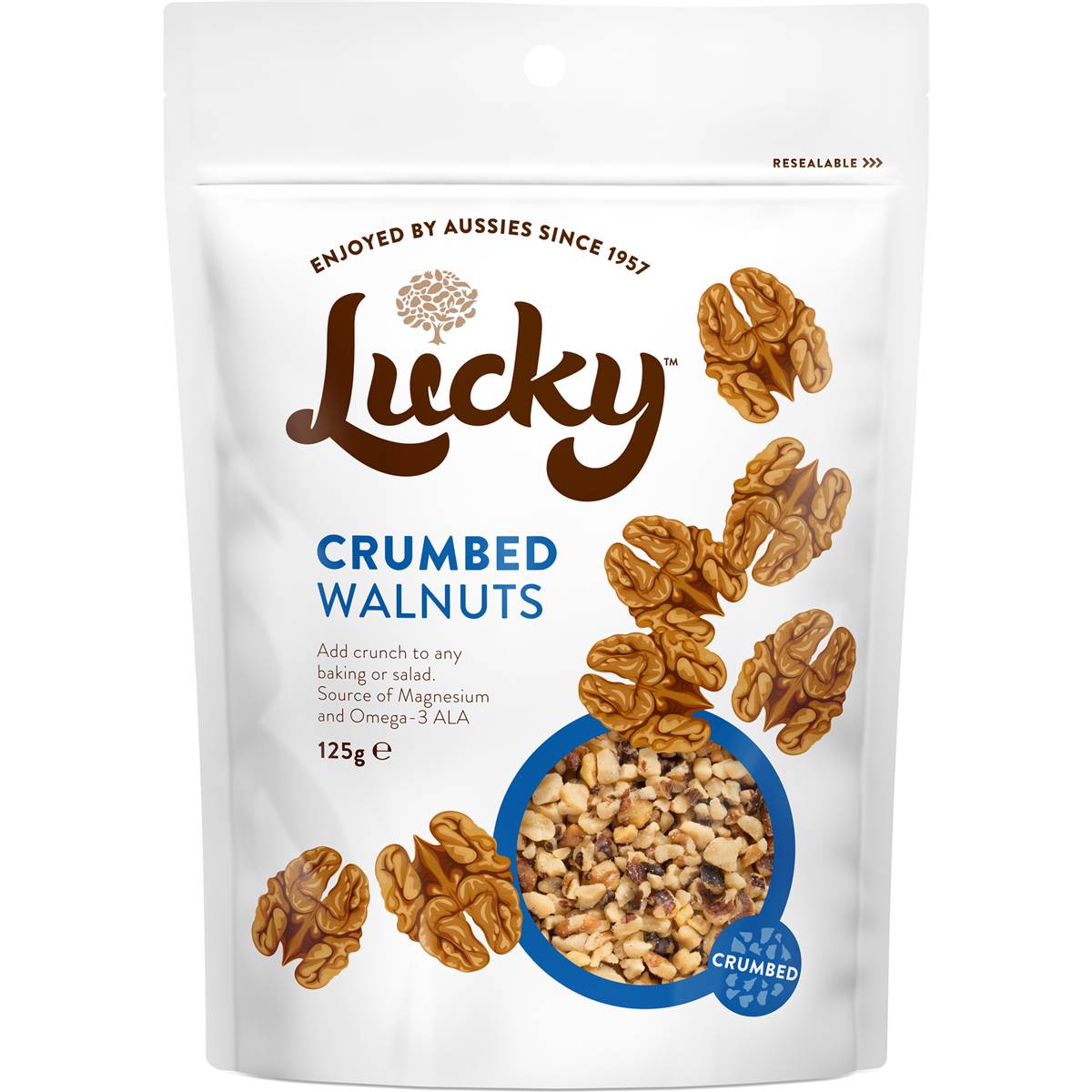 Lucky Crumbed Walnuts 125g Woolworths