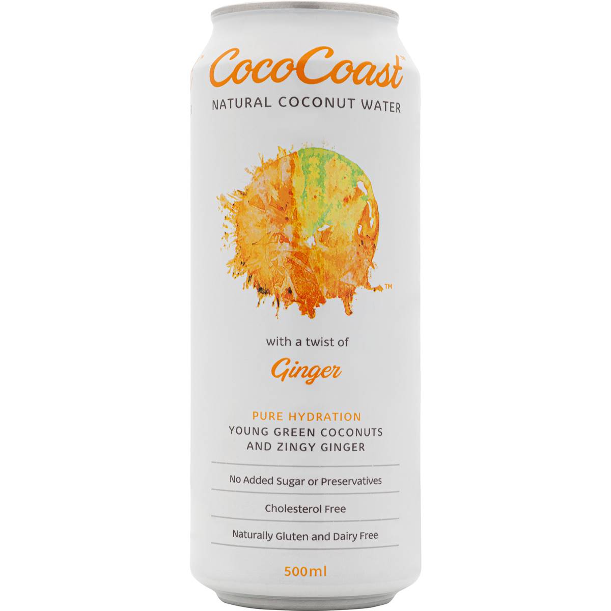 Cococoast Coconut Water With A Ginger Twist 500ml | Woolworths