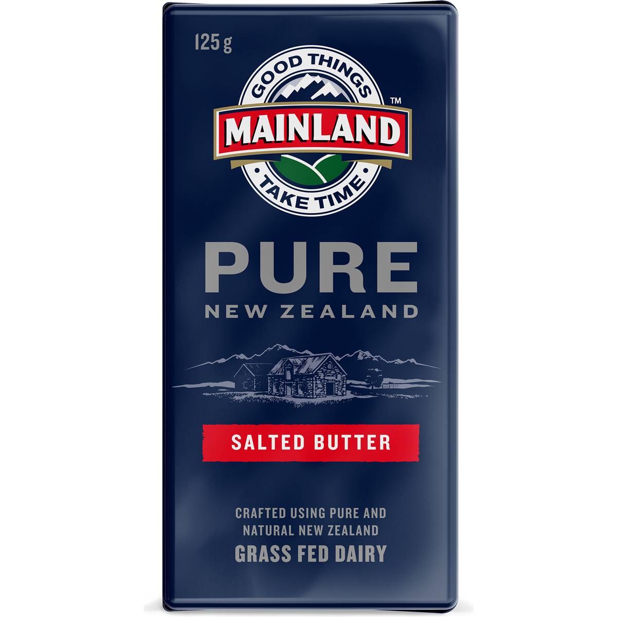 Mainland Pure Salted Butter 125g Woolworths