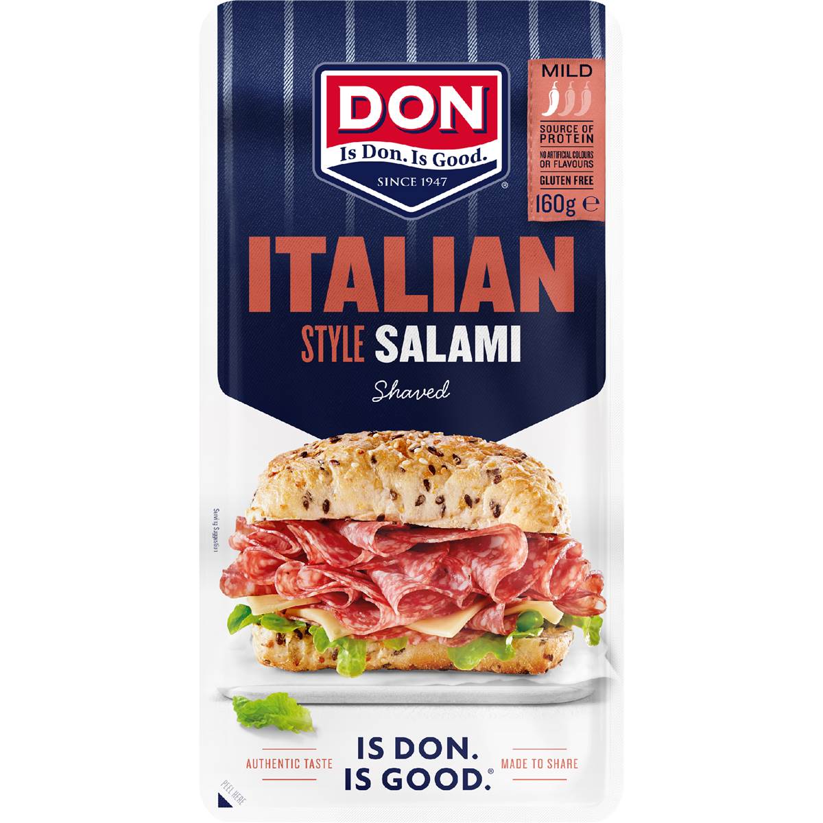 Don Italian Style Salami 160g Woolworths