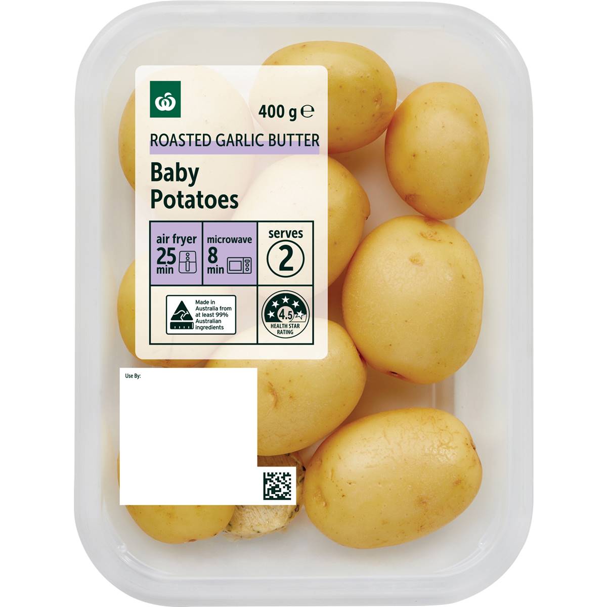 Woolworths Roasted Garlilc Butter Baby Potatoes 400g Woolworths