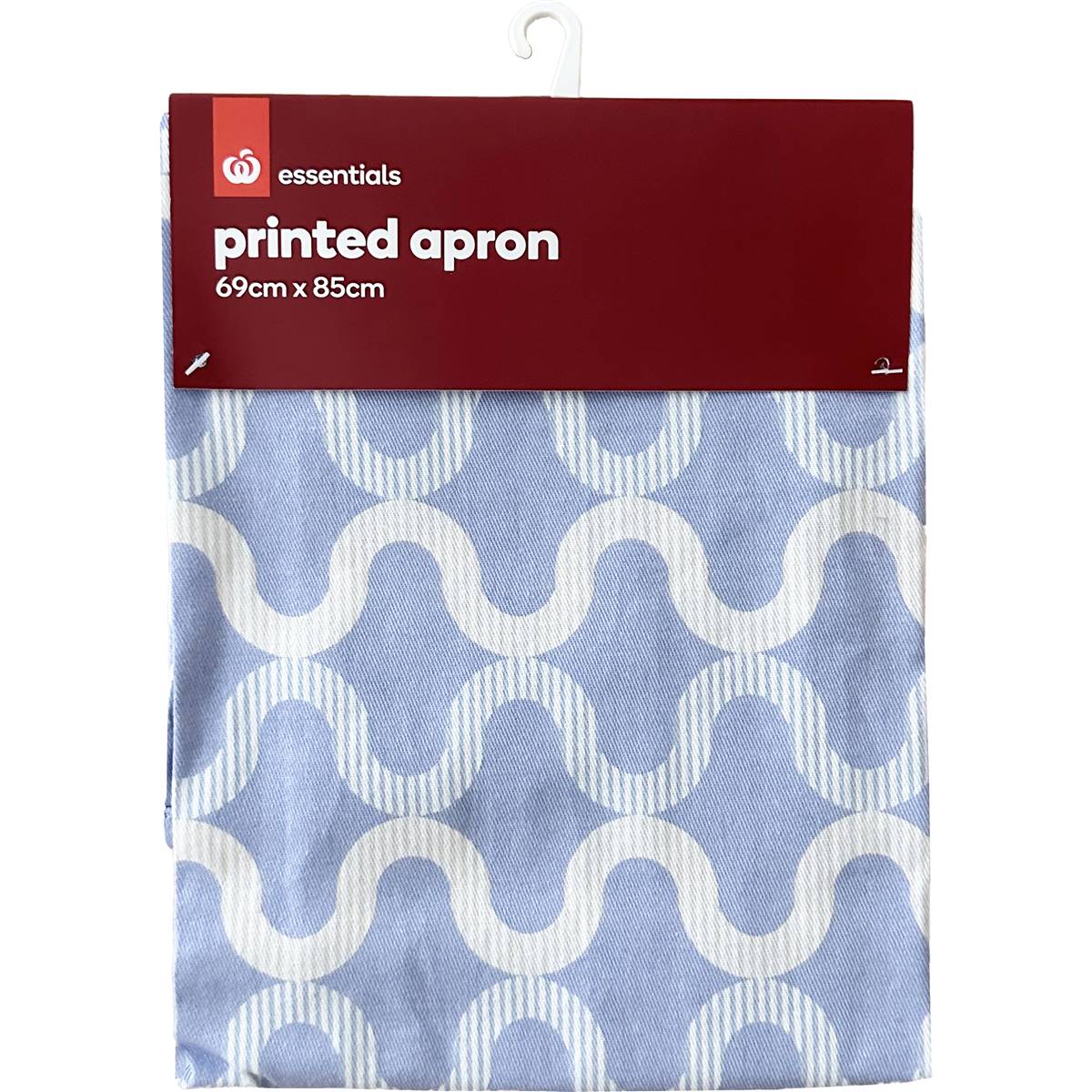 Essentials Printed Apron 69cm X 85cm Assorted Each Woolworths