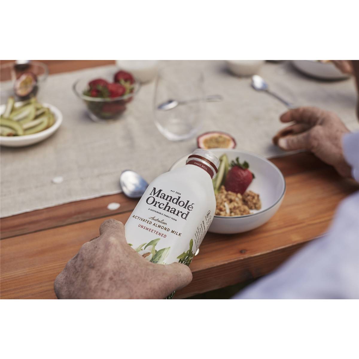 Mandole Orchard Unsweetened Activated Almond Milk 1l Woolworths