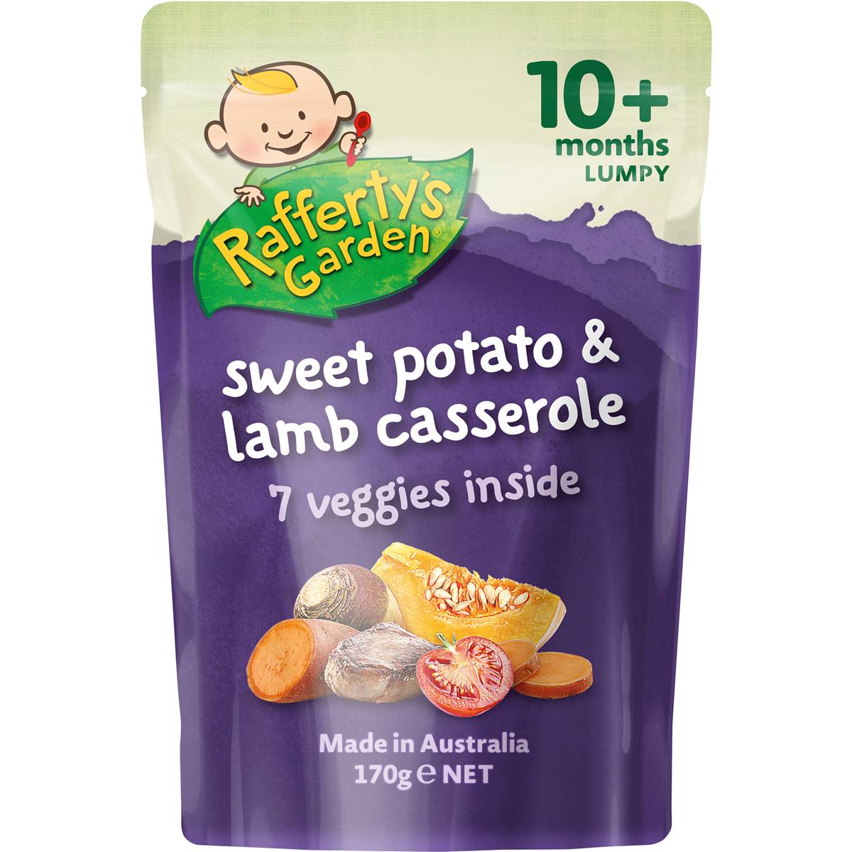 Rafferty's Garden Food 10 Months Sweet Potato & Lamb Casserole