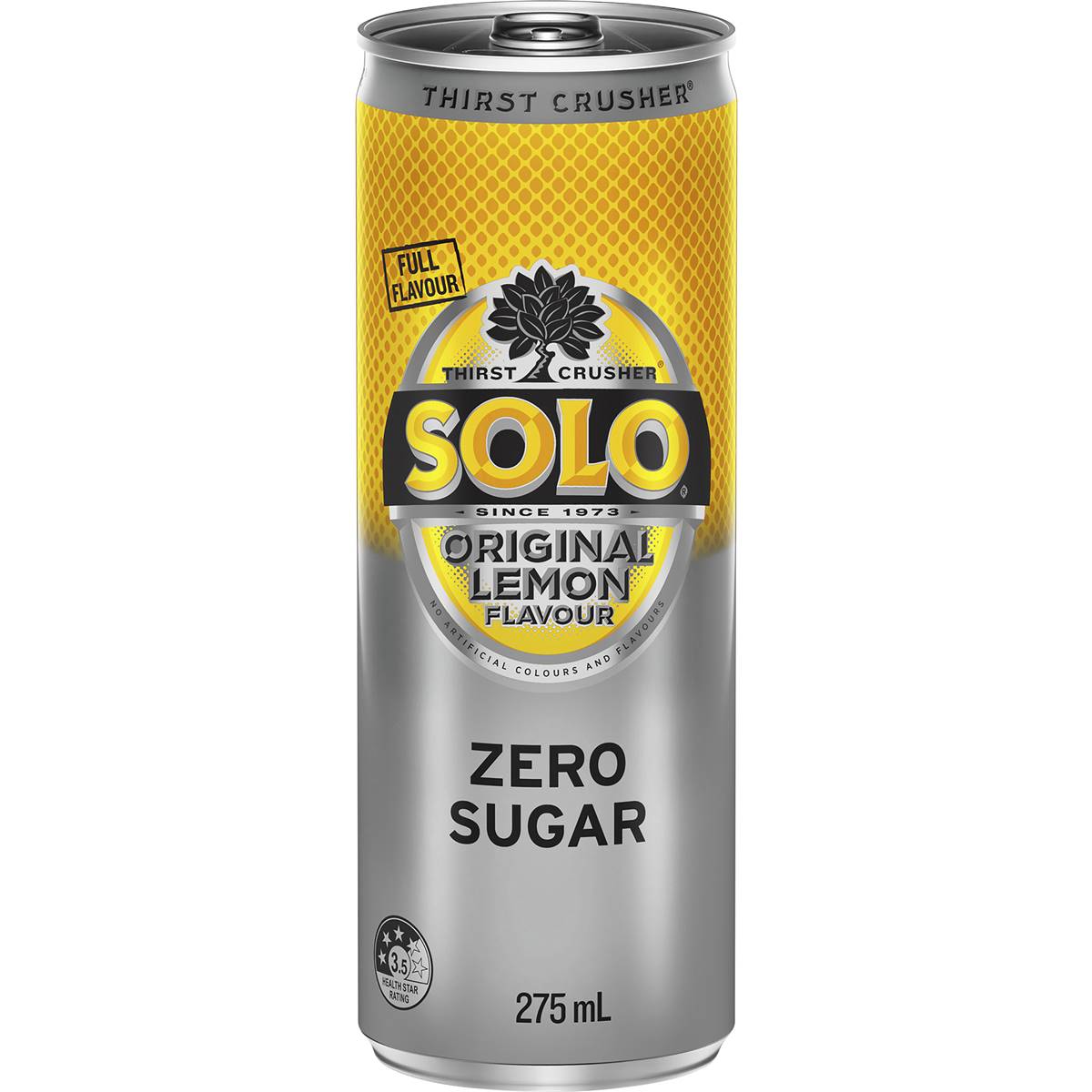 Solo Zero Sugar Original Lemon Soft Drink Mini Cans Multipack 275ml X 6 ...