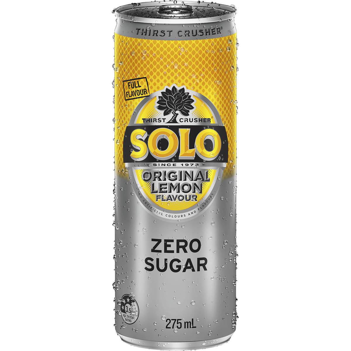 Solo Zero Sugar Original Lemon Soft Drink Mini Cans Multipack 275ml X 6 ...