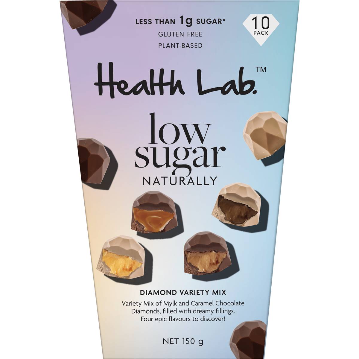 Health Lab Low Sugar Chocolate Diamond Variety Mix 150g | Woolworths