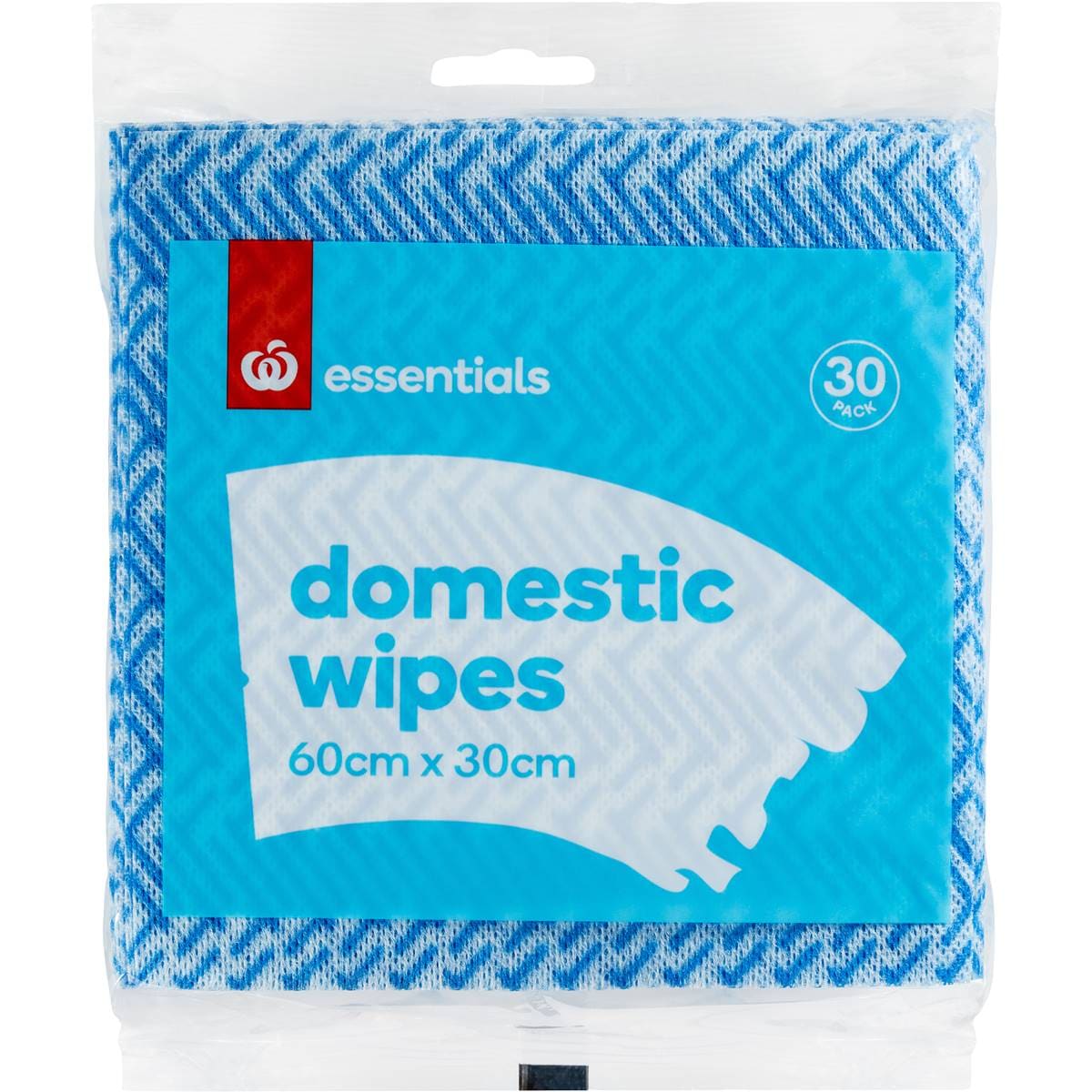 Essentials Wipes Domestic 30 Pack Woolworths