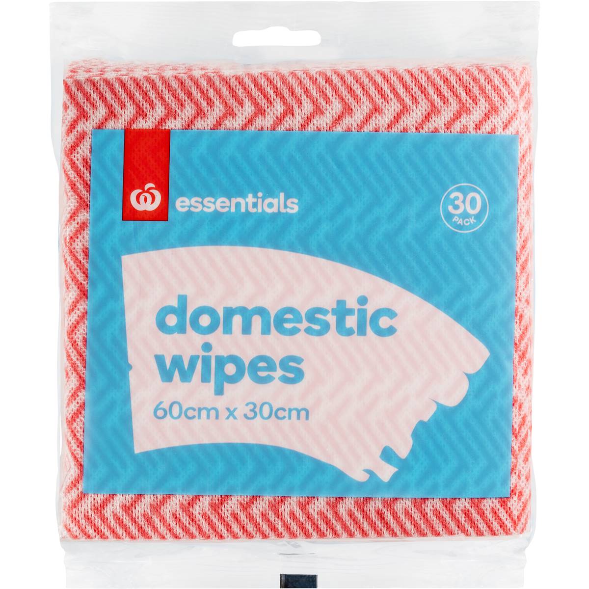 Essentials Wipes Domestic 30 Pack Woolworths