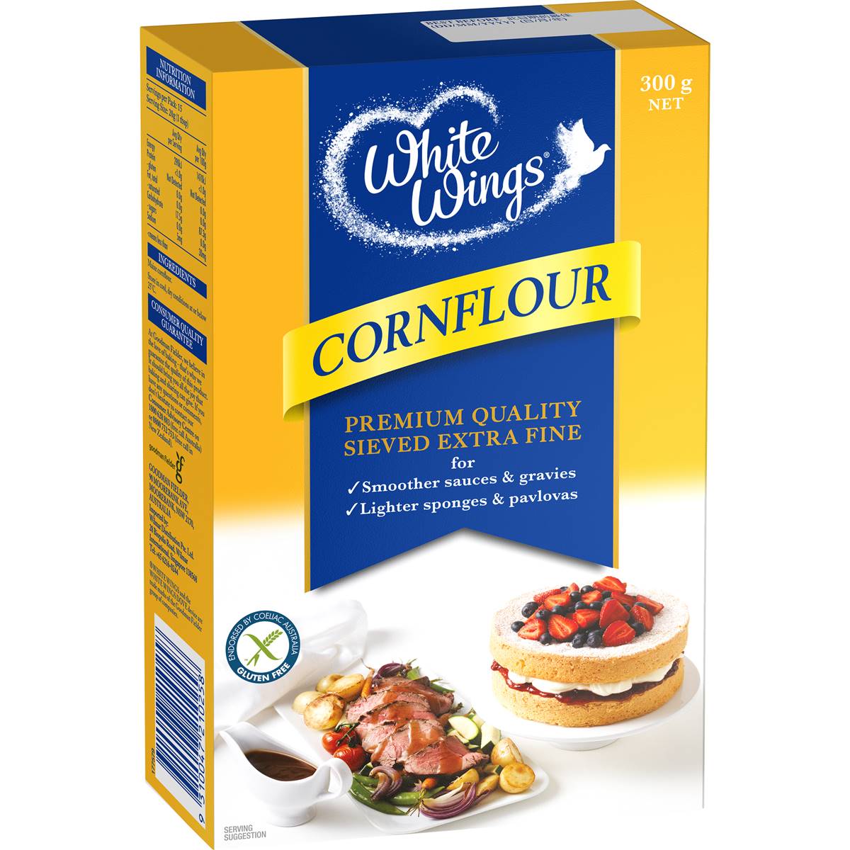 White Wings Cornflour 300g Woolworths