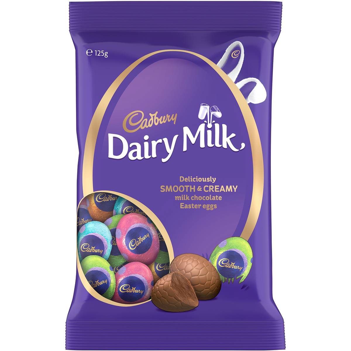 Cadbury Dairy Milk Eggs Bag 125g Woolworths