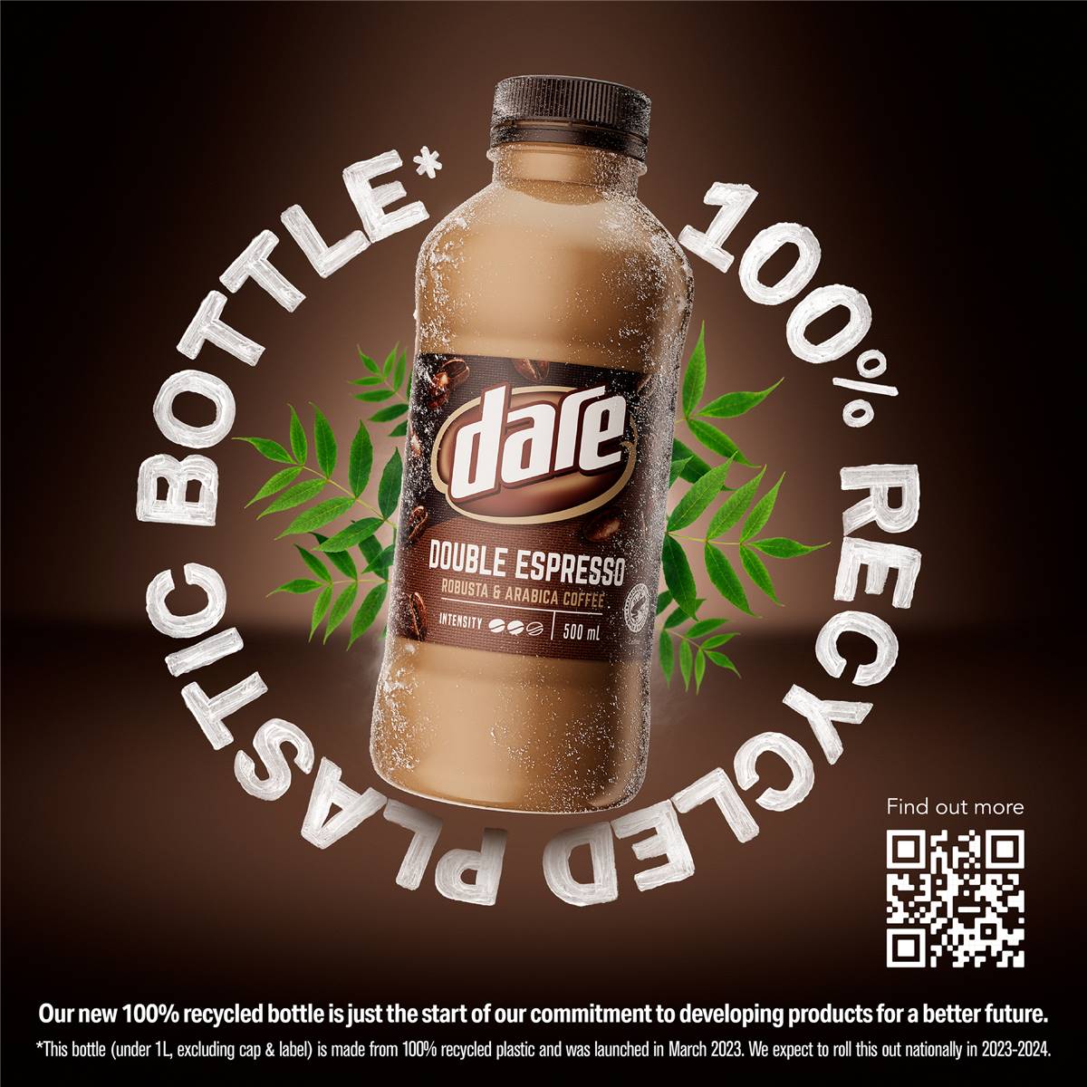 Dare Double Espresso Iced Coffee 750ml Woolworths